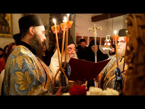 Видео: Бдение со Акатистот кон Мајката Божја (извадок)