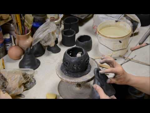 Видео: Как изготовить домик- светильник из пластов. How to make a house - lamp from the strata.