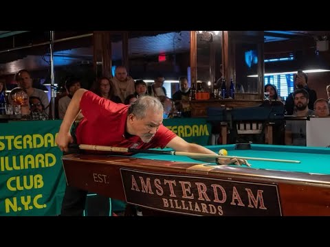 Видео: Эфрен Рейес против Торстена Хоманна, 9 мячей, 2025 г., Нью-Йорк