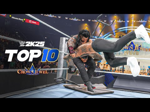Видео: WWE 2K25: Crown Jewel 2025. 10 лучших моментов!