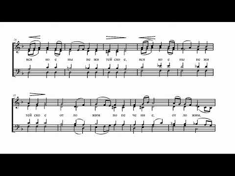 Видео: М. Шмелькова Херувимская песнь №2