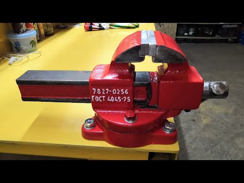 Видео: Тиски из СССР  вернулись к жизни