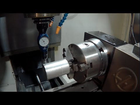 Видео: Привязка инструмента и детали в 4-й оси HAAS TM-2P !