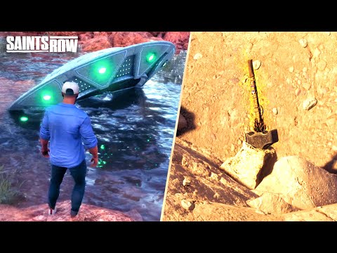 Видео: СЕКРЕТЫ SAINTS ROW 2022! Молот Тора / Грув-Стрит GTA / НЛО / Заяц / Секретный транспорт (Easter Egg)