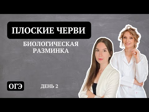 Видео: День 2. Тип Плоские черви | ОГЭ