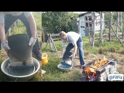 Видео: Конденсация пара в большом ведре