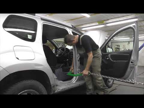 Видео: Пластилиновый Дастер. Body repair after an accident.