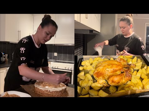 Видео: VLOG.НОРВЕГИЯ🇳🇴Готовлю Медовик,который не получился, и курицу в духовке