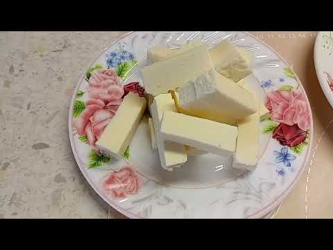 Видео: Пеку песочный пирог. Жареный сыр. Моя жизнь в деревне.