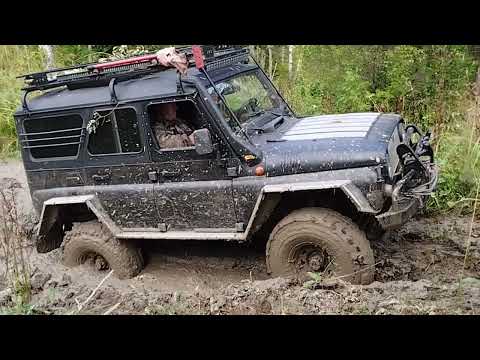 Видео: К Чумышу, кресты, зори, площадь...Портальные мосты, УАЗы на 36, Portal Axles off road 4 x 4 .