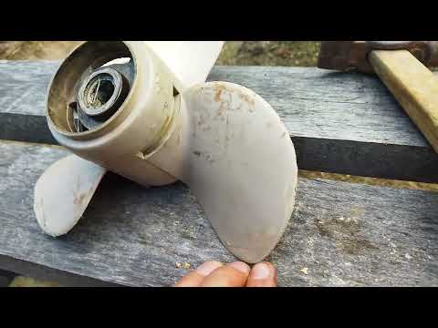 Видео: Уничтожил гребной винт из композита!!!!!