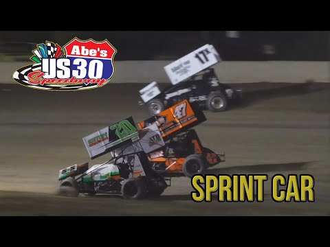 Видео: Памяти Эйба Линкольна 2022 года | RaceSaver Sprint Car | Автодром US 30 | 16 сентября 2022 г.