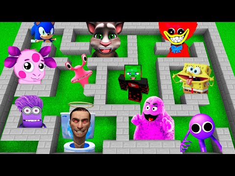 Видео: БЕСКОНЕЧНЫЙ ЛАБИРИНТ в МАЙНКРАФТ ЗОМБАК