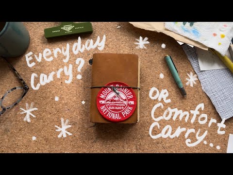 Видео: Это больше похоже на уютное одеяло… мой блокнот для путешествий Passport Traveler’s Notebook EDC