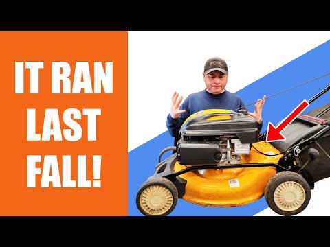 Видео: Газонокосилка заводится, но не работает после зимнего хранения — пошаговый ремонт