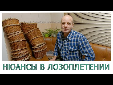 Видео: НЮАНСЫ В ЛОЗОПЛЕТЕНИИ. ПЛЕТЕНИЕ ПРОШЛОГОДНЕЙ ЛОЗОЙ