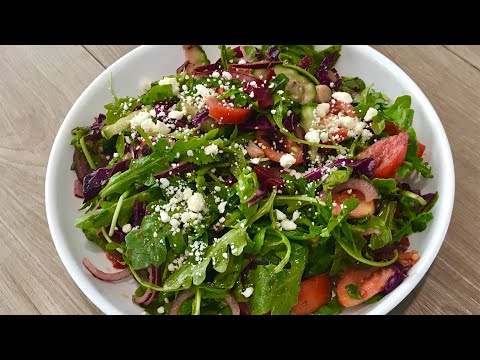 Видео: Salad with a secret ingredient 🥗 Вкусный салат с секретным ингредиентом🥗Так вы еще не готовили
