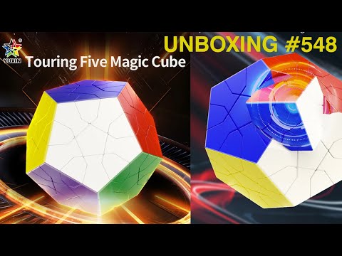 Видео: Unboxing №548 Редиминкс Юксин | YuXin Touring Five Magic Cube | Rotating Megaminx