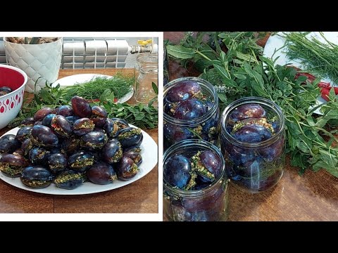Видео: Сливы на Зиму Маринованные, с Горьким Перцем и Чесноком 🌶🧄