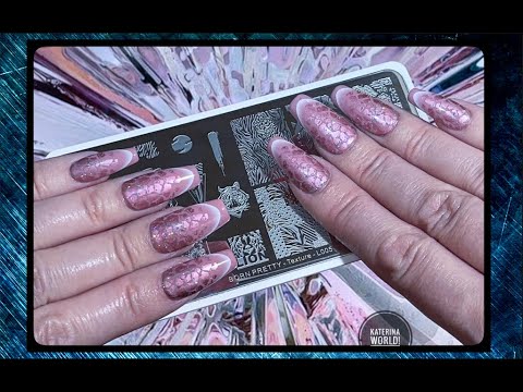 Видео: Стемпинг Звериный Принт / Слайдеры Френч с растяжкой / Хлопья Юкки.