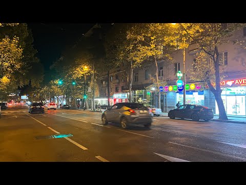 Видео: Тбилиси. Сабуртало. Вечерний маршрут по просьбе зрителей.