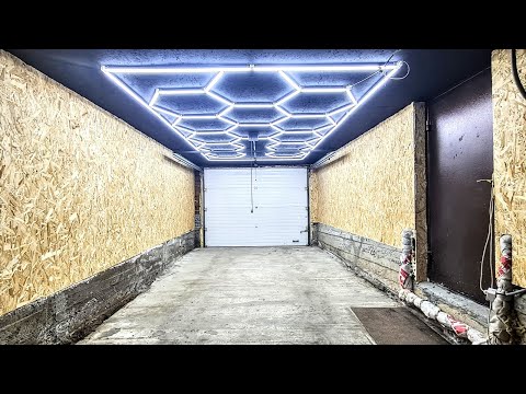 Видео: Модульное LED освещение в гараж из СОТ с рамкой , как в детейлинг студии 😎 от компании SVETLOVBOXE
