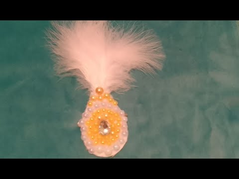 Видео: Как сделать брошь за 2 минуты /Үкілі брошь жасау, 2 минутта қалай жасауға болады.Сырға салу.
