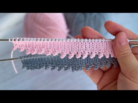 Видео: Потрясающий 🎆 набор петель спицами "КРУТОЕ ПИКЕ"