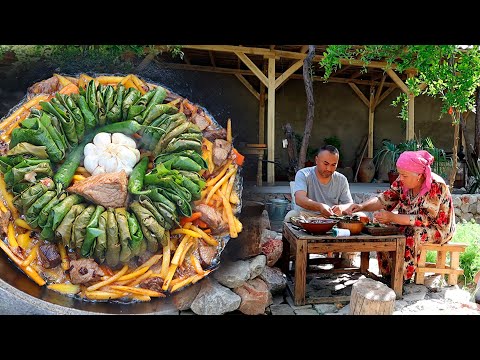 Видео: Плов на Узбекском семьи из Узбекский красный рис "Девзира" | Uzbek family pilaf | Devzira Palov
