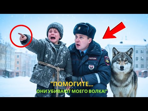 Видео: "Помогите... Они убивают моего волка!", кричал мальчик - Действия полицейского заставят вас плакать.