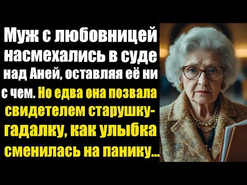 Видео: Муж с любовницей насмехались в суде над Аней, оставляя её ни с чем. Но едва она позвала свидетелем..