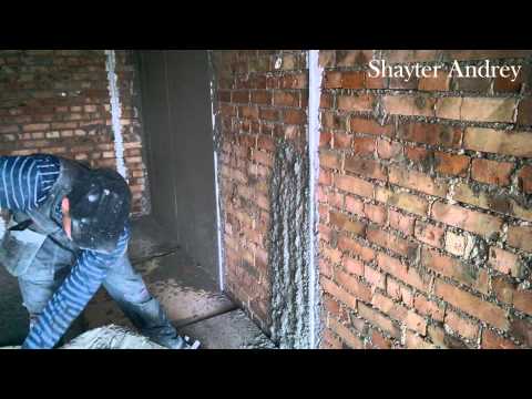 Видео: Хоппер ковш и цементная штукатурка 2. Шайтер Андрей!