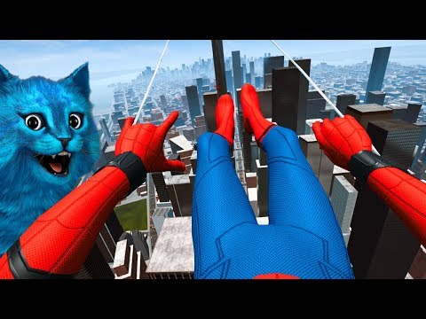 Видео: СИМУЛЯТОР ЧЕЛОВЕКА ПАУКА В ВИРТУАЛЬНОЙ РЕАЛЬНОСТИ В ДАЛИ ОТ ДОМА Spider Man Far From Home VR
