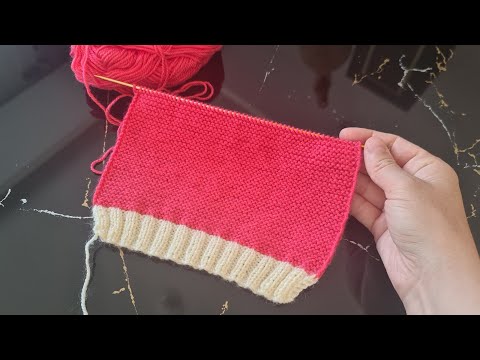 Видео: Легкая модель носка тапочки для дам нового стиля спицами спицами.