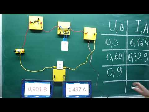 Видео: Зависимость силы тока от напряжения2