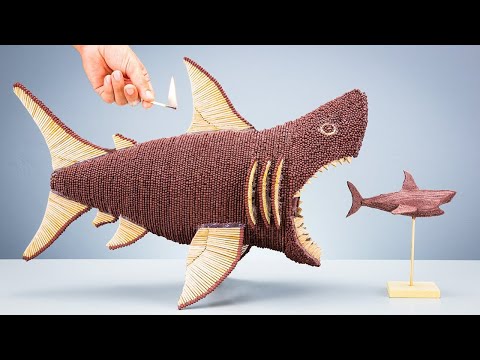 Видео: 20 Безумных Вещей Сделанных Из Спичек, От Которых Ты Офигеешь