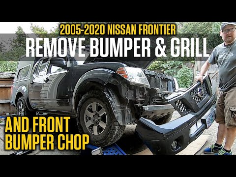 Видео: Снять передний бампер на Nissan Frontier 2-го поколения