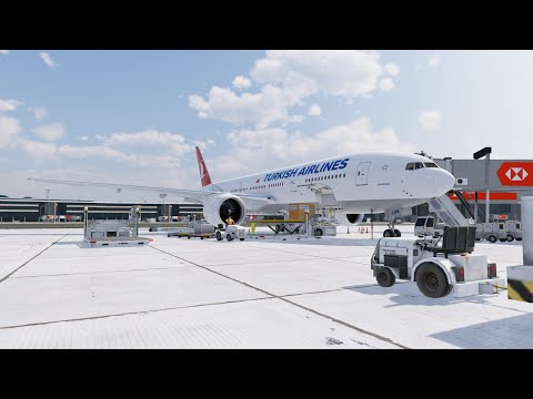 Видео: Стамбул - Душанбе | FF Boeing 777-200ER GE | Turkish Airlines | LTFM - UTDD | X-Plane 12.3b6