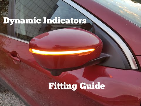 Видео: Как установить динамические указатели поворота на Nissan Qashqai J11