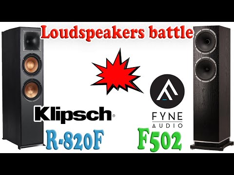 Видео: Fyneaudio F502 или Klipsch R-820F?