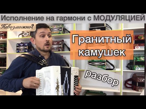 Видео: Гранитный камушек | РАЗБОР на гармони | Исполнение с МОДУЛЯЦИЕЙ 😉✌️