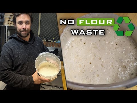 Видео: Как я готовлю и подкармливаю закваску перед выпечкой каждую неделю, не тратя муку впустую