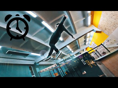 Видео: ВЫУЧИЛ НОВЫЙ ПАРКУР ТРЮК, ДИКАЯ НОЧЬ В ПАРКУР ЗАЛЕ