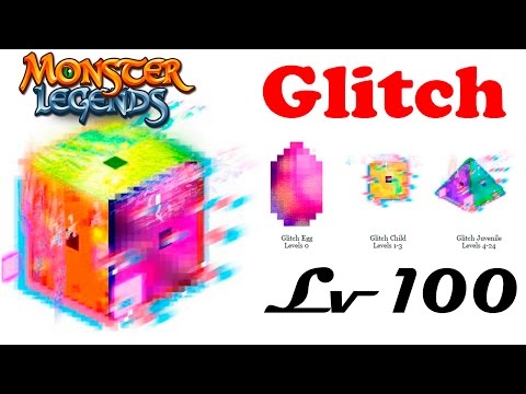 Видео: Glitch монстр на прокачку Monster Legends