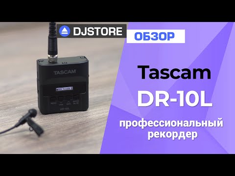 Видео: Tascam DR-10L. Обзор самого маленького профессионального рекордера.