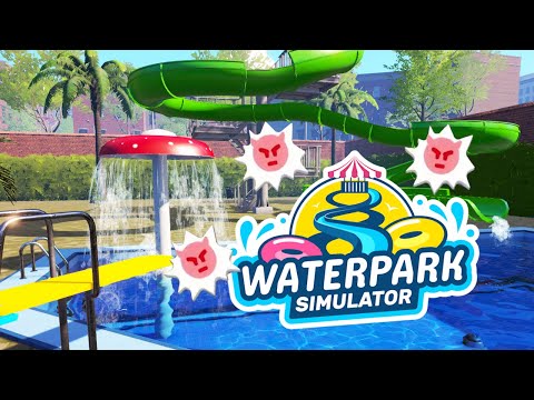 Видео: Нашествие безбилетников | Waterpark Simulator # 11