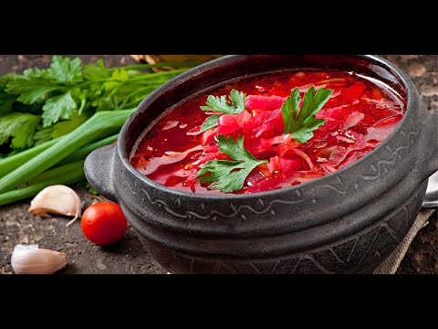Видео: БОРЩ на ВОДЕ!!! Как приготовить вкусный борщ без мяса?!