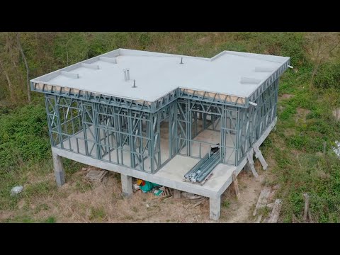Видео: ДОМ ИЗ ЛСТК 3 0. КАКОЙ ФУНДАМЕНТ НУЖЕН ДЛЯ ДОМА ИЗ ЛСТК?
