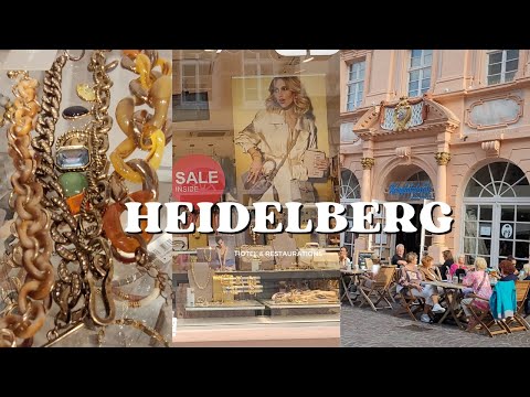 Видео: Германия. Лучшее место для шопинга - это Хайдельберг. Все самое интересное на Главной улице города