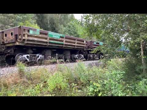 Видео: Тепловоз Ц30-М 1572 на перегоне Ахтме-Рауди/ C30M-1572 between Ahtme and Raudi stations